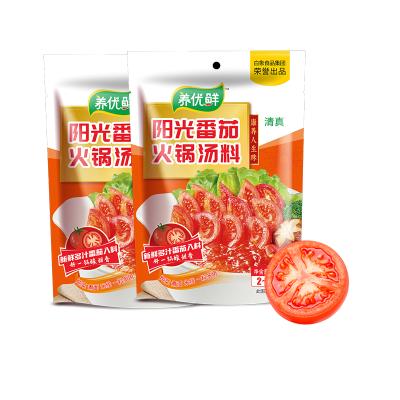 China Baixiang Natural Good Taste Tomato Hot Pot Soup Base With Sour Flavor for sale