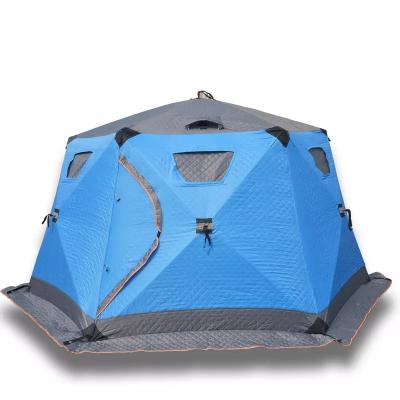 China Strong Waterproof Camping Ice Cotton Fishing Tent Protecting From Cold Wind Waterproof Outdoor for sale