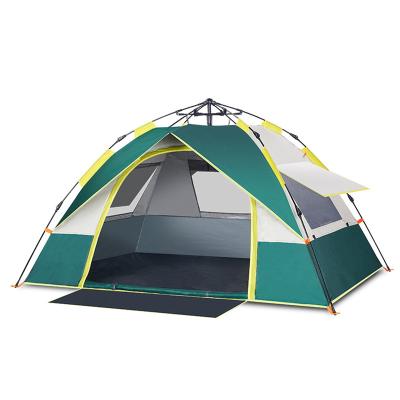 China 3-4 Person Automatic Custom Outdoor Family Tent Quick Folding Automatic Folding Waterproof Camping Camping Tent for sale