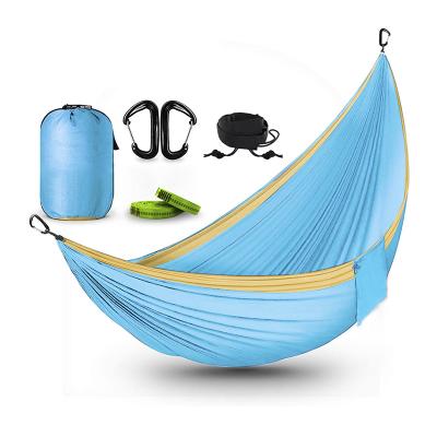 China Modern Outdoor Polyester Green Portable Camping Hammock for sale