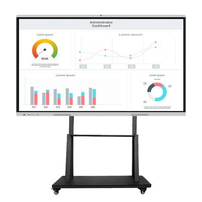 China Education 55 65 75 86 98 Inch Smart Interactive IR Panel 4K Whiteboard LCD Electronic Touch TV For Classroom for sale