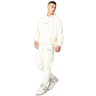 China High Quality Wholesale Fashion Cargo Pants Hoodie Sets QUICK DRY and Oversized Cotton Embroidered Men's Tracksuit for sale