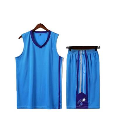 China 2022 New Blue Sports Team Wear Boy Mens Basketball Tank Tops Quick Dry 2021 2022 Breathable Basketball Tank Tops for sale