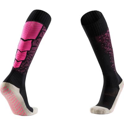 China Anti-Bacterial Anti-Slip Long Football Socks Men Sport Socks Football Cycling Stockings for sale