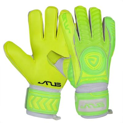 China Professional Latex Kids Adults Soccer Goalkeeper Gloves With Finger Protection for sale