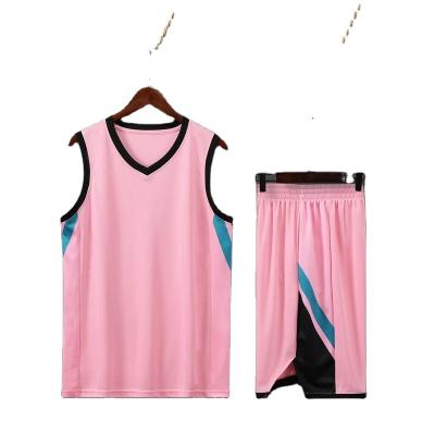 China 2021-2022 the latest design basketball tank tops uniforms quick dry men customized sublimation basketball tank top for sale