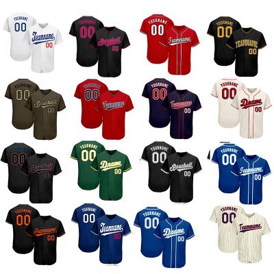 China Custom Antibacterial Baseball Shirt Sublimated Blank Baseball Tank Tops Wholesale Baseball for sale