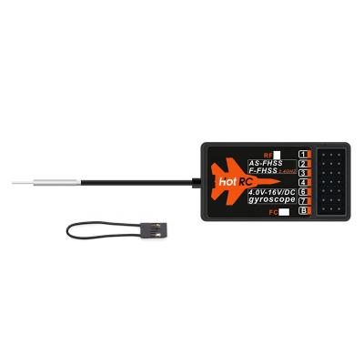 China RC Hobby HOTRC 2.4G Gyro Receiver USD HT-6A Transmitter 6CH Receiver For Model Airplane for sale