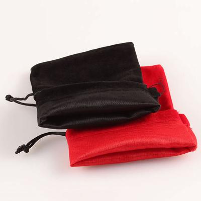 China Unisex Glasses Bag Thick Velvet Sunglasses Case Eyewear Accessories Show Pouch Eyewear Flocking Bags for sale