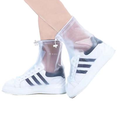 China Lightweight Clear Waterproof Non Slip Covers Boots Protector PVC Reusable Rain Cover Bags Shoe Sole Overshoes Shoes Cover for sale