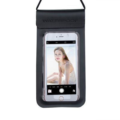 China 6.4 in 6.4 in Pocket Underwater Waterproof Case Universal PVC Cell Phone Water Proof Smartphone Dry Bag Swimming Diving Cover for sale