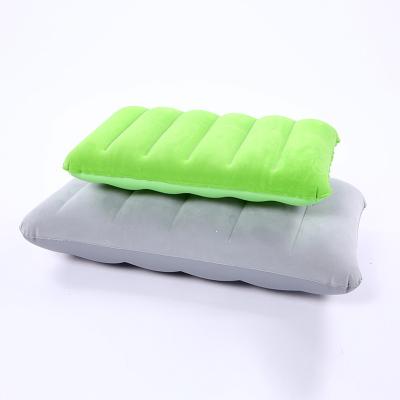 China Unisex Camping Flat Foldable Travel Inflatable Sleeping Pillow Neck Support Back Support Air Cushion Factory Directly for sale