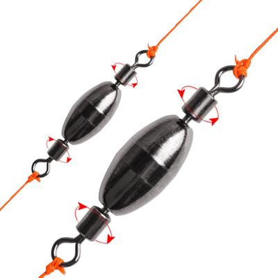 China Durable Sinker Lead Fishing Ball Casts Swivel Tackle Drop Shooting Hook Weight Bearing Accessories for sale