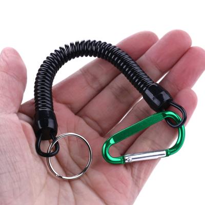 China Durable Elastic Reel Lanyards Retractable Fishing Tools Protect Handles Lanyard Tackle Fish Accessory for sale