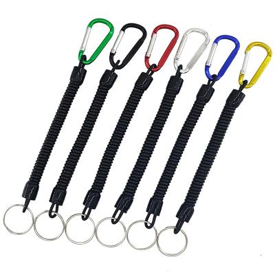 China Lanyard Retractable Plastic Tether Safety Durable Fishing Accessory Line Grabs Tools To Protect Rope for sale