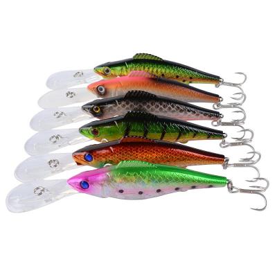 China 126mm Wobbler 14g Minnow Bait Bass Fishing Lure Wholesale Downhill Floating Hard Beach Durable for sale