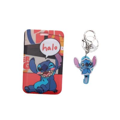 China New Design ID Card Holder Cute Cartoon ID Cards Case Yo-yo Reel With Printed Card Holder Dot Card Cover for sale