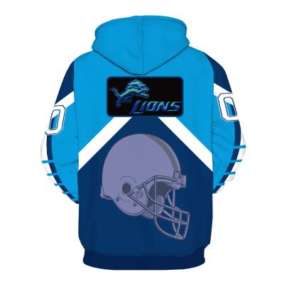 China Anti-wrinkle hoody sport football team logo custom design lightweight pullover nfl hoodies for sale