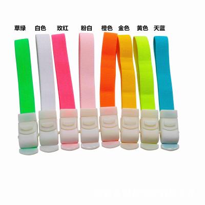 China Customized Disposable Red Band Pink Band Rubber Stop Bleeding Blue Band Material Medical Hautel Disposable Tourniquet for sale