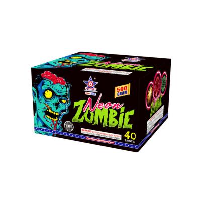 China A5532 NEON ZOMBIE 500G CURE outdoor fireworks made in china AFSL 290*270*175mm high quality wholesale for sale