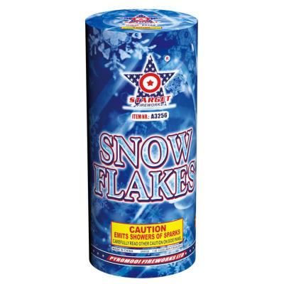 China A3256 SNOW FLAKES 200G FOUNTAIN outdoor fireworks made in china AFSL 86*195mm high quality wholesale for sale