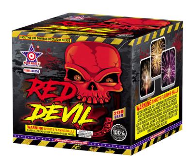 China A6252 RED DEVIL 200G HARDEN outdoor fireworks made in china AFSL 170*165*150mm high quality wholesale for sale