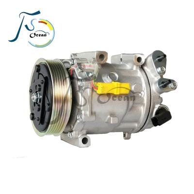 China 7C16 Part Number 1301 AC 12V Compressor For Citroen C5 II-2.0HDi (2004-) Car Air Conditioning Parts CO622 607 (9D) for sale