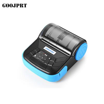 China Blue Black And White Tooth Mini Thermal Receipt Handheld Portable Printer for sale