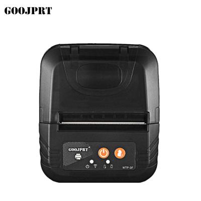 China Portable Wireless Receipt Android Tooth Thermal Printer Black And White Blue IOS 80MM POS Mini Pocket Printer for sale