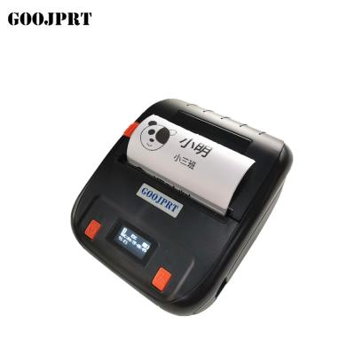 China BT Printer Android Mobile Thermal Portable Label Printer Black And White 80MM Handheld for sale