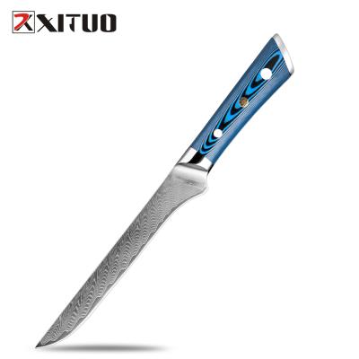 China XITUO Viable 6 Inch Damascus Stainless Steel Knives Meat Cleaver Multifunctional Premium Multifunctional Premium Boning Meat Cleaver Knives Too for sale