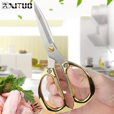 China XITUO Heavy Duty Multifunctional Chef Stainless Steel Meat Scissors Kitchen Knife Home Outdoor Daily Sharp Scissors New for sale