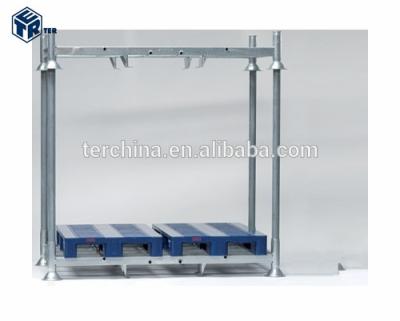 China MANURACK STEEL RACK 2 STEEL PALLETS FOR STORAGE for sale