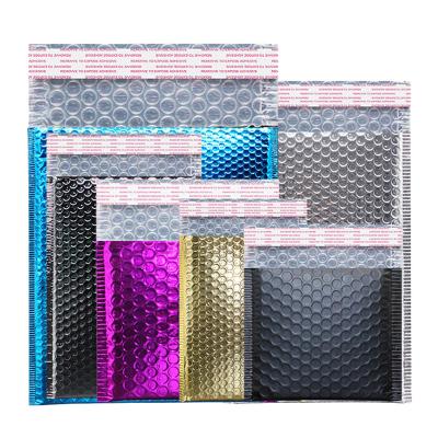 China Shockproof Thickened Self Adhesive Envelope Film Bubble Wrap Bag Foam Garment Express Bag for sale