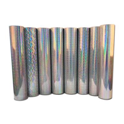 China Moisture Proof Profile Film Pvc Red Gold Holographic Roll Reasonable Price for sale