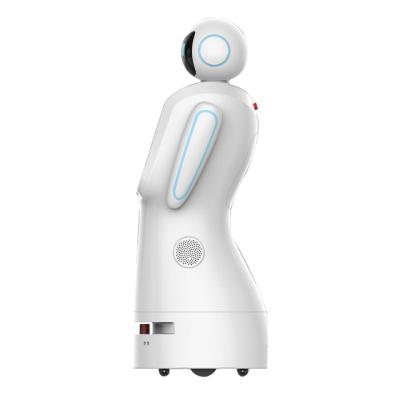 China restaurant & Hotel Provides 15.6 Inch Screen Guidance Smart Reception Robot Face Recognition Automatic Charging for sale