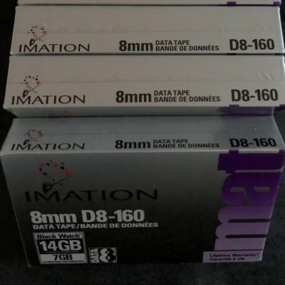 China NEW IMATION 8mm 14GB /7GB 14GB DATA STRIP D8-160 Loader for sale