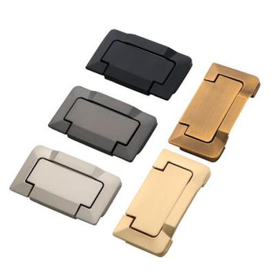 China ASA Style Synthetic Resin Tile Drawer Knob Kitchen Furniture Cabinet Drawer Pull Spanish Square Hidden Door Handle for sale