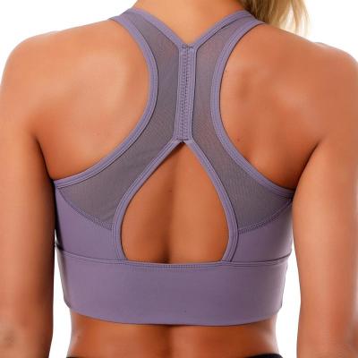 China Women Breathable Soft Compression Maximum Support Shaping Wireless Anti Vibration Active Bra for sale