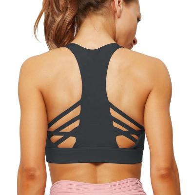 China New Model Breathable Comfort Supportive Shock Absorber Active Sports Bra For Women for sale