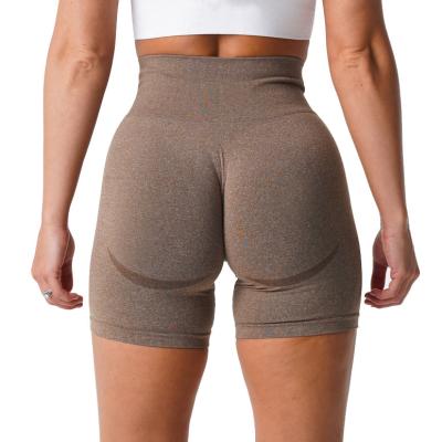 China QUICK DRY Women High Waist Compression Seamless Gym Muscle Sweated Biker Shorts for sale