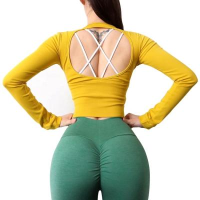 China Breathable Slim Compression Compression Womens AthleticT Long Sleeve Quick Dry Soft Shirt for sale