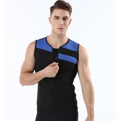 China Top Prices Mens Surfing Diving Suit Sleeveless 3MM Full Zipper Wetsuits Neoprene Swimming Wetsuit Antibacterial Vest Jacket for sale