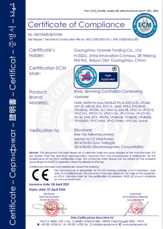 CE - Guangzhou Vpower Trading Co., Ltd.