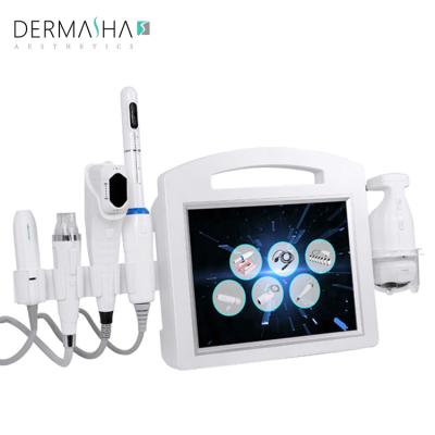 China Most Popular For Salon 6 in 1 Beauty Instrument Focused Ultrasound RF Microneedling Machine for sale