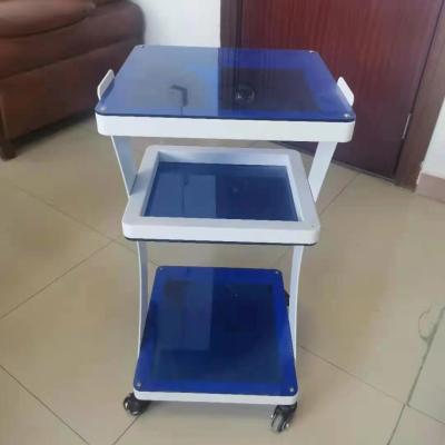 China Beauty salon equipment furniture hospital equipment machine trolley simple storage tray for beauty machine for sale