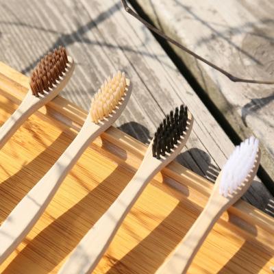 China Factory Disposable Extra Soft Wooden Handle Extra Soft Wooden Handle Travel Bamboo Toothbrush Manufacturer for sale