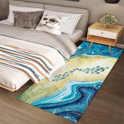 China Washable Best Seller Eco - Friendly Flooring Mat Fluffy Mats Bedside Carpet From Custom Area for sale