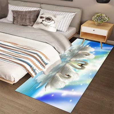 China Safety Custom Area Floor Mat Shaggy Fluffy Bedside Mats For High Quality Washable Home for sale