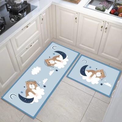 China Washable High End Customized Soft Mats Non Slip Kitchen Heat Resistant Mat for sale